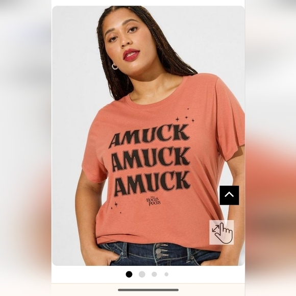 Torrid Disney Hocus Pocus Amuck Classic Fit Cotton Crew Neck Tee - Picture 2 of 8